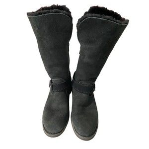 Ugg Australia Women's Boots Braiden Zip Up Black 1012361 Size 7 M